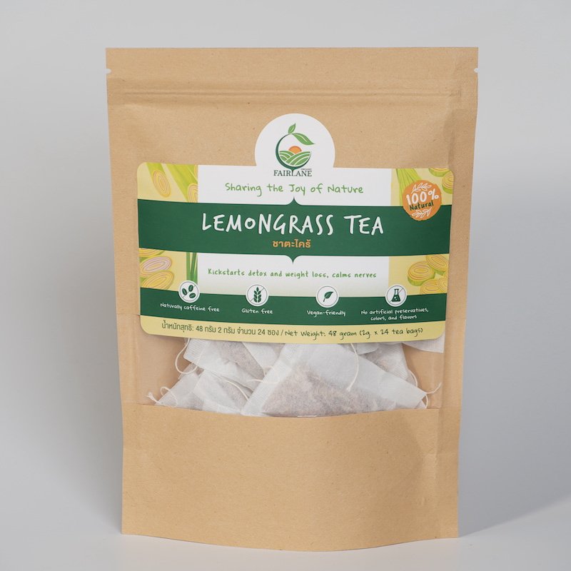 Lemongrass Tea 30ct Square Tea Bag Canister